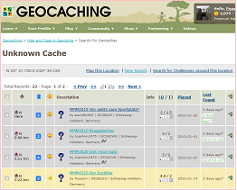 MMM-Caches auf einen Blick (GC-Originalsuchergebnis)